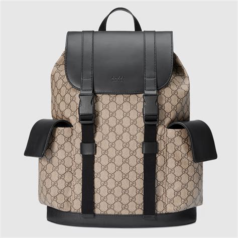 gucci supreme mens backpack|gucci backpack hummingbird.